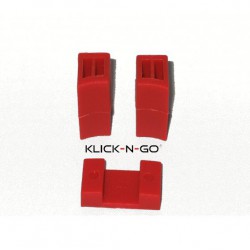 Klick-N-Go Explorer duwstang klemblokjes. Complete set 3 stuks